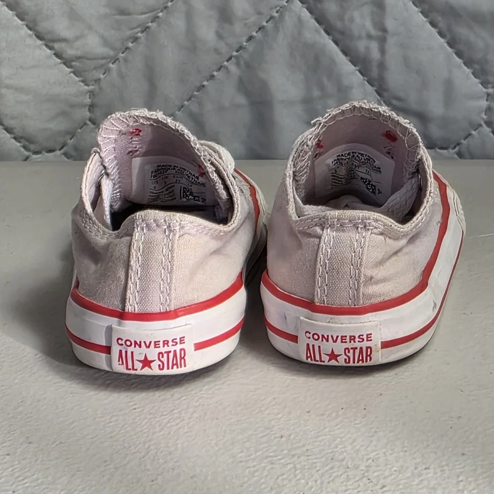 Converse Infant Girl's Chuck Taylor All Star Ox Barely Rose Sz 5